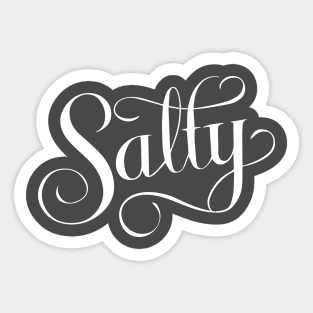 Salty - GenZ Slang Sticker